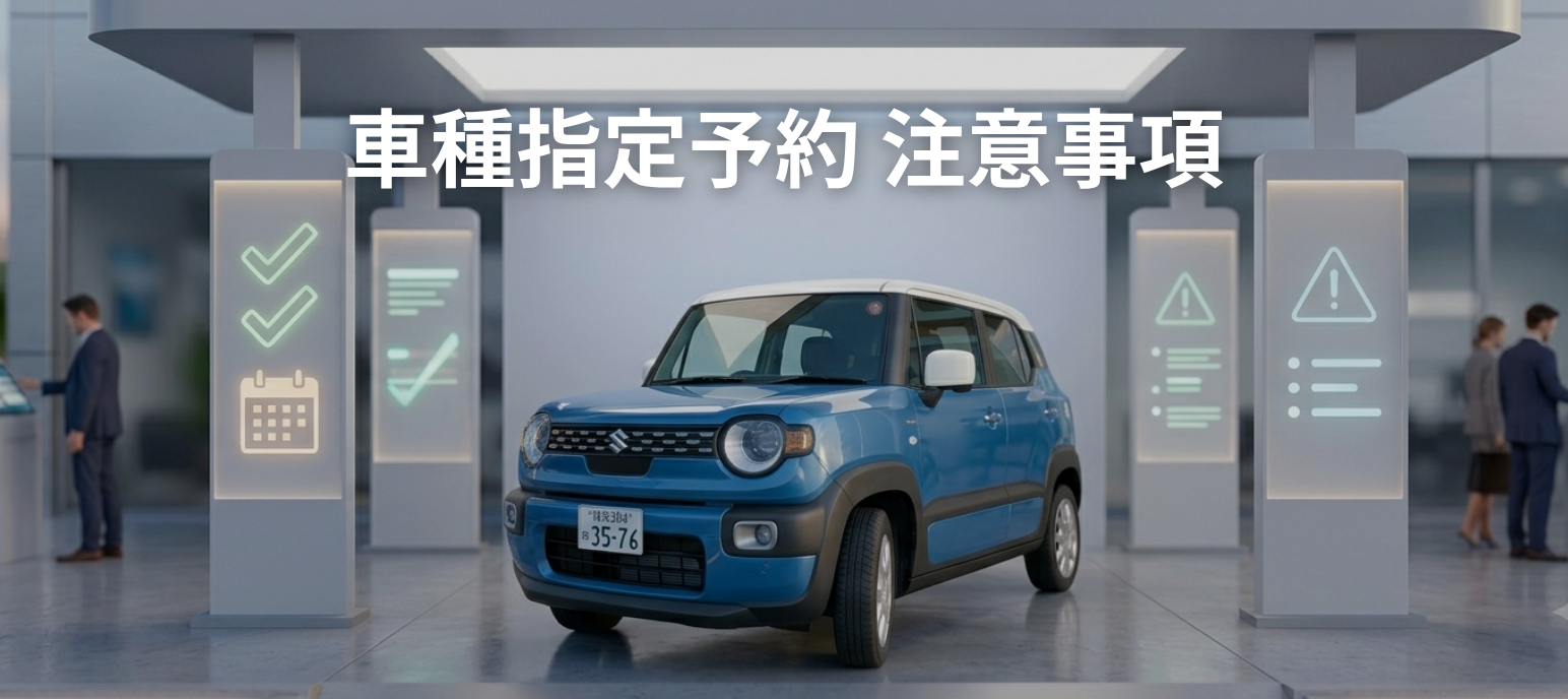 車種指定注意事項
